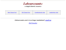 Tablet Screenshot of labourcounts.com
